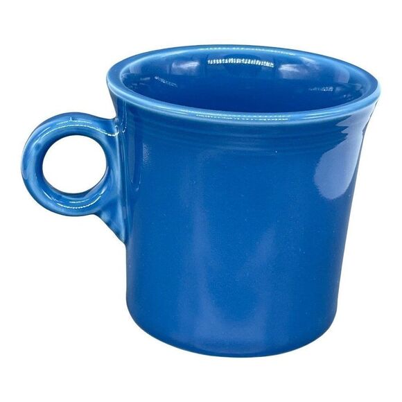 Fiesta HLC Fiestaware Cup Mug Tom & Jerry O Ring Handle Blue - Picture 2 of 12